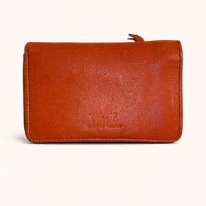 Fossil Burnt Orange Leather Wallet